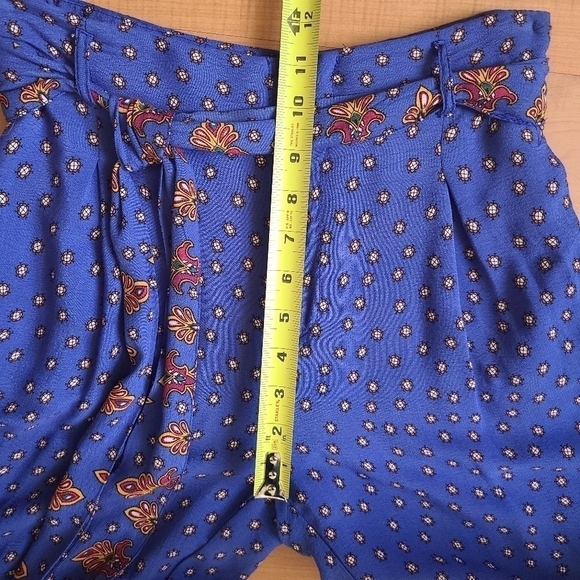 Anthropologie Ett:twa Bohemian Floral Hem Wide-leg Pants - Picture 10 of 16